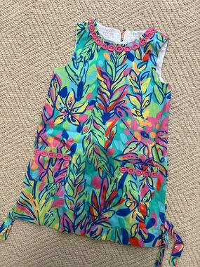 Lilly Pulitzer Multicolor Tropical Print Sleeveless Top